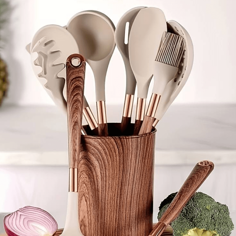 Solene – Ensemble de Cuisine en Silicone 10 Pièces Résistant et Moderne