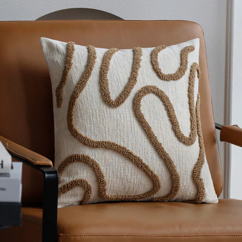Velora – Textured and Artistic Chenille Cushion