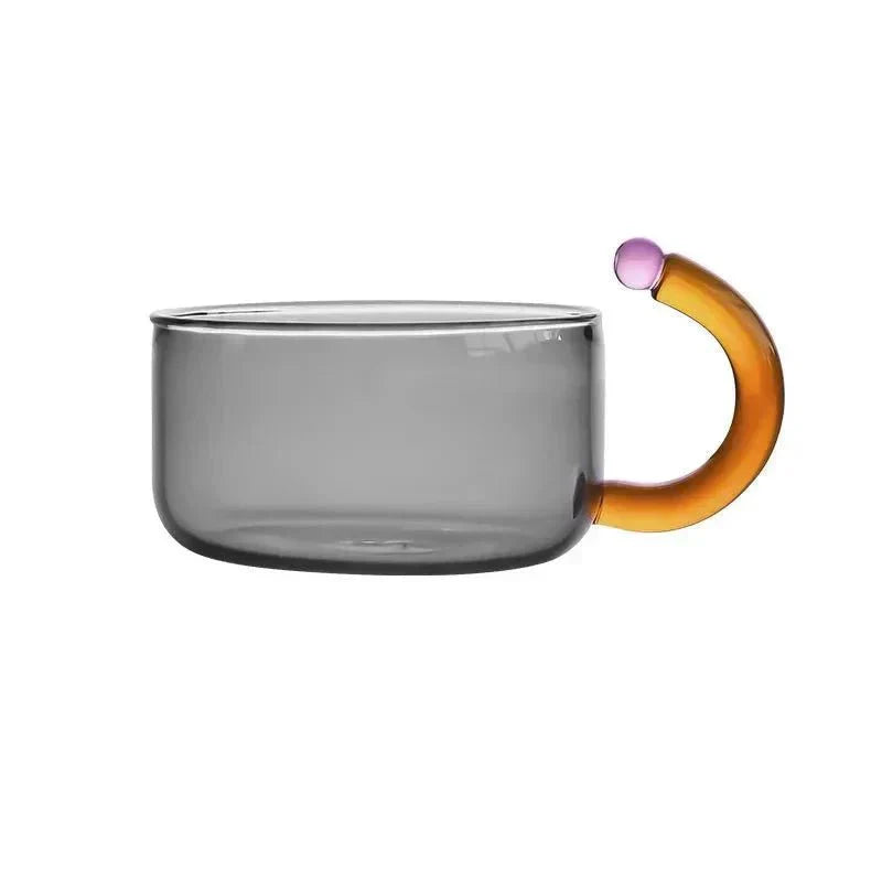 Velora – Bouilloire en Verre Borosilicate avec Tasses Assorties