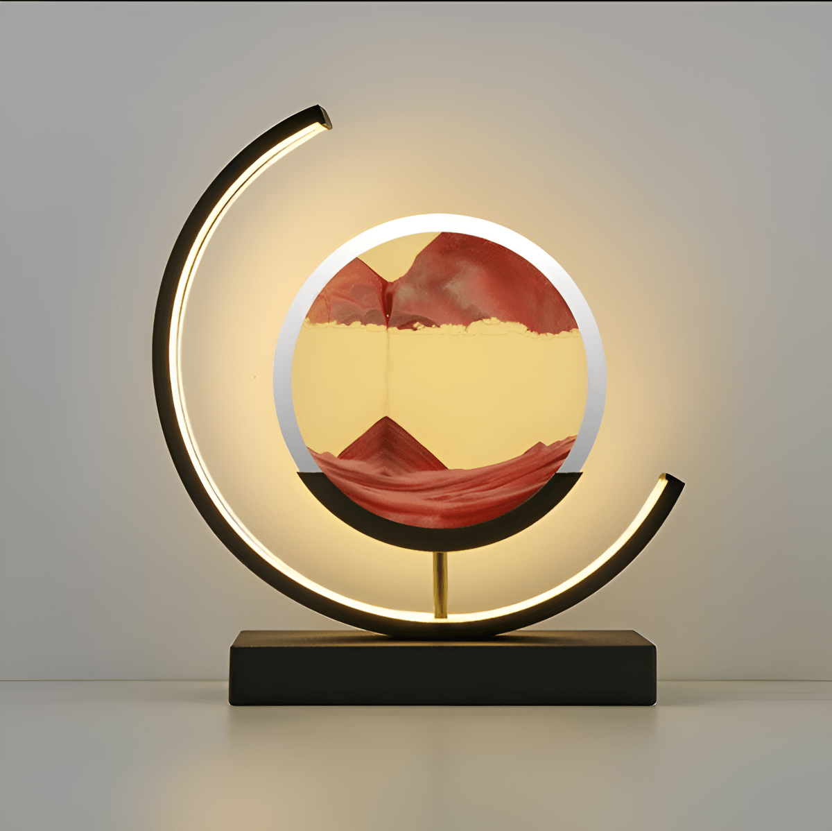 Solène – Lampe à Sable LED Apaisante avec Télécommande et Intensité Réglable
