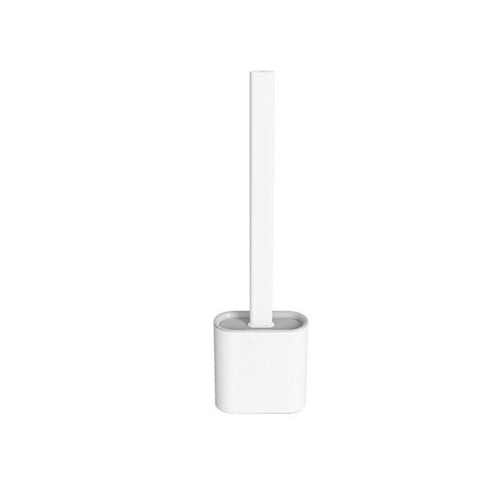Orion – Brosse de Toilette en Silicone Antibactérienne et Durable avec Support Mural
