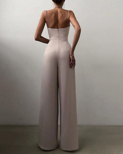 Combinaison Femme à Bretelles Spaghetti Taille Haute - Aurelles
