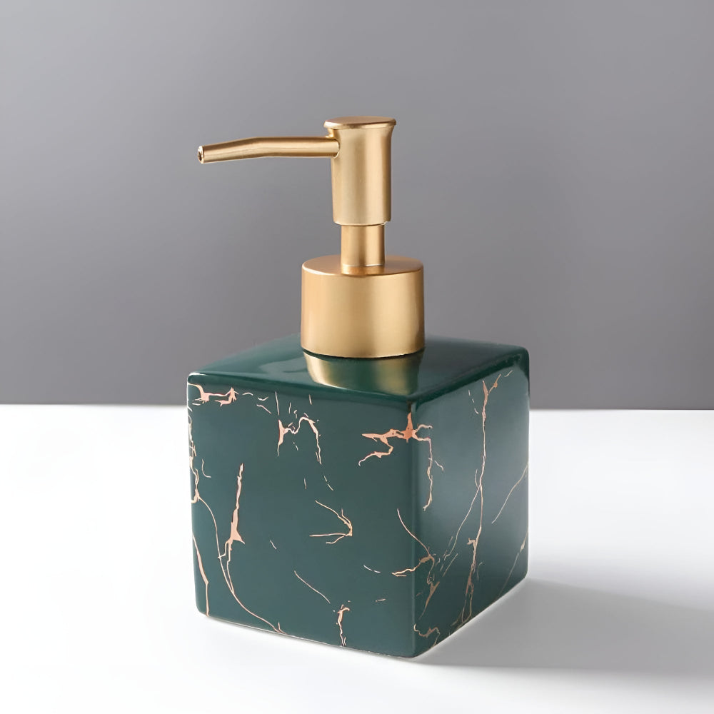 Lunara – Distributeur de Savon en Marbre Élégant et Pratique