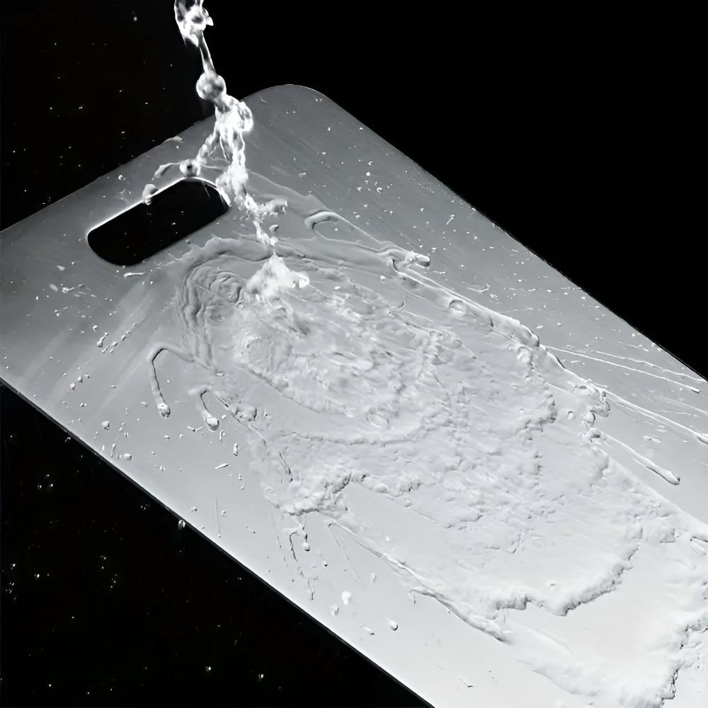 Solara – Planche à Découper en Acier Inoxydable Premium et Hygiénique