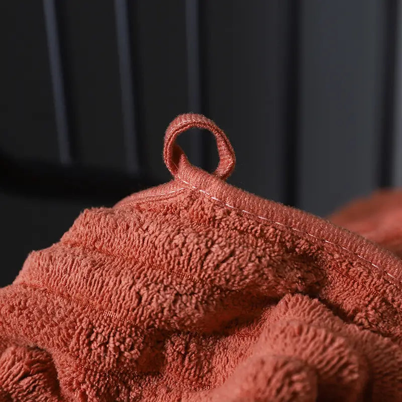 Arden – Ensemble de Serviettes Chenille Côtelées 3 Pièces