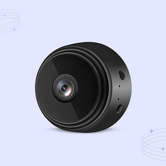 Mini Caméra de Surveillance Wi-Fi Intérieure Full HD 1080p avec Vision Nocturne Détection de Mouvement et Alertes en Temps Réel