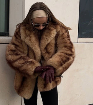 Veste Courte en Fourrure Synthétique - Aurelles