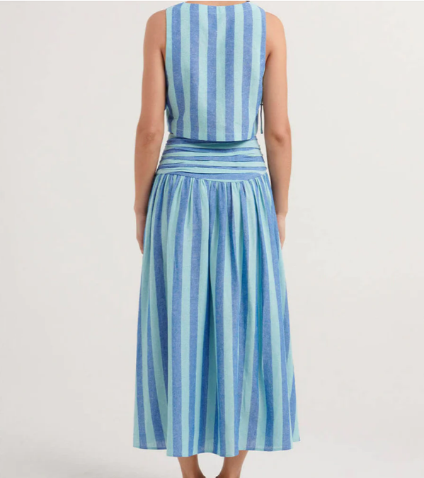 Women's Two-Piece Striped Set - Elegance and Comfort