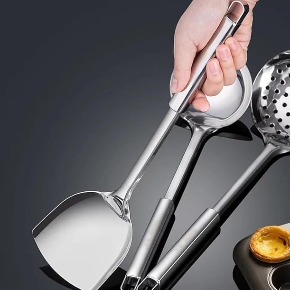 Aurelo – Ensemble d’Ustensiles de Cuisine en Acier Inoxydable Élégants et Résistants (5 Pièces)