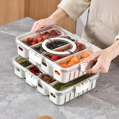 Terra – Set de Contenants et Paniers de Rangement pour Réfrigérateur