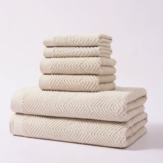 Lunara – Serviettes en Coton Ultra-Douces et Absorbantes, Lot de 6