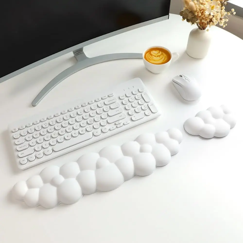 Cloud Shaped Memory Foam Keyboard Wrist Rest