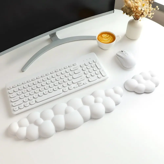 Repose-Poignet pour Clavier en Mousse à Mémoire de Forme en Forme de Nuage