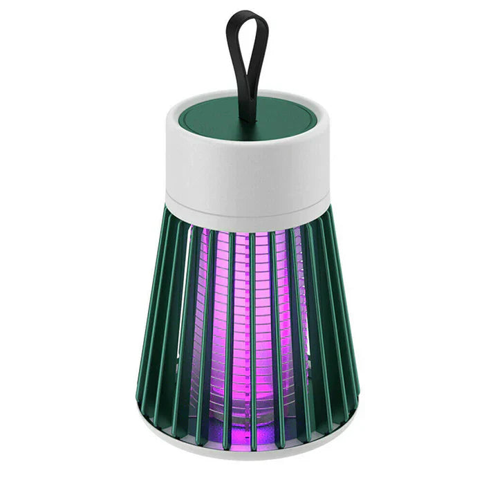 Lampe Anti-Moustique Électrique Portable à Lumière UV Rechargeable USB pour Intérieur et Extérieur