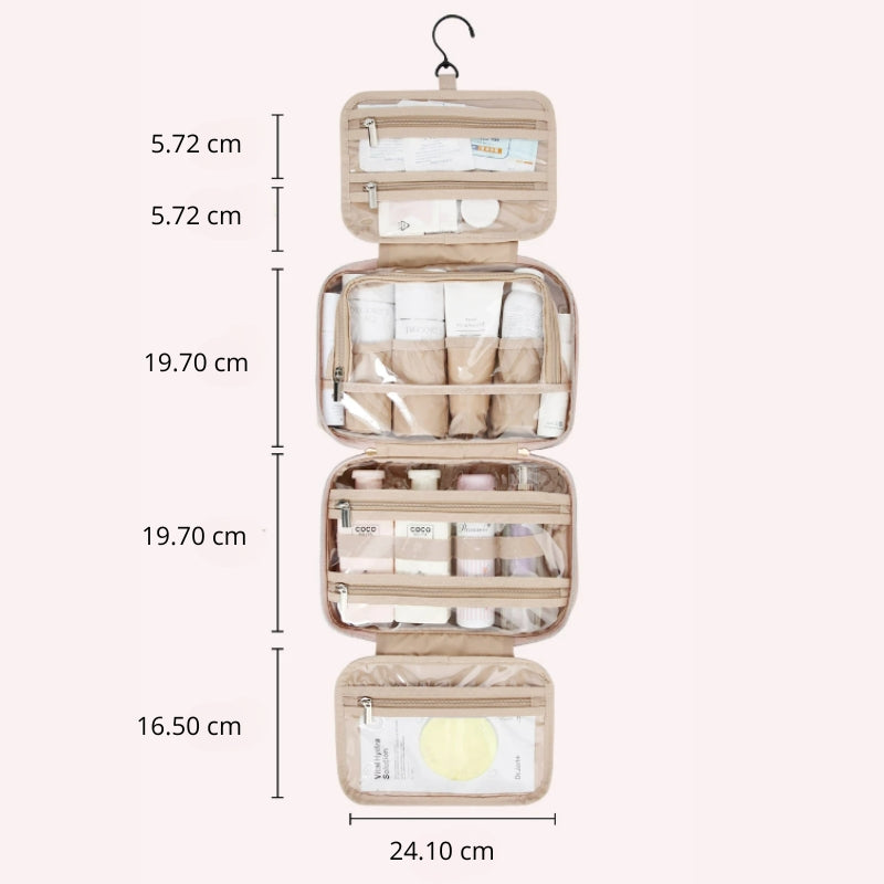 VoyageLuxe – Trousse de Toilette Spacieuse pour Femme