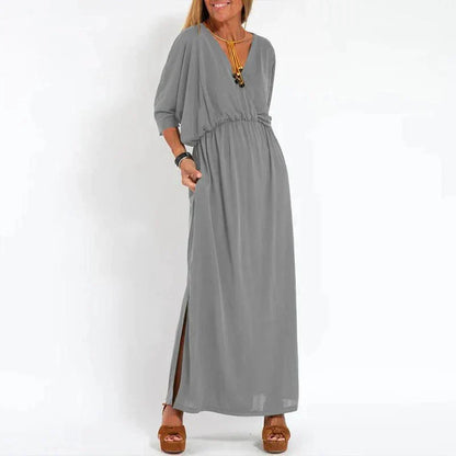Robe d'été pour femmes – Col rond sans manches décontractée