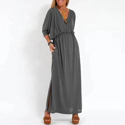 Robe d'été pour femmes – Col rond sans manches décontractée