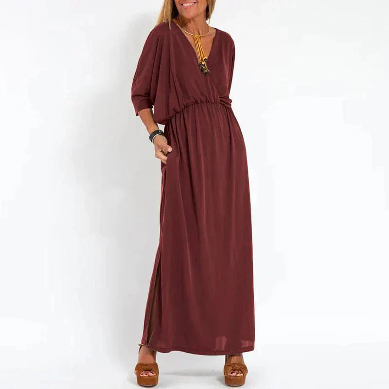 Robe d'été pour femmes – Col rond sans manches décontractée