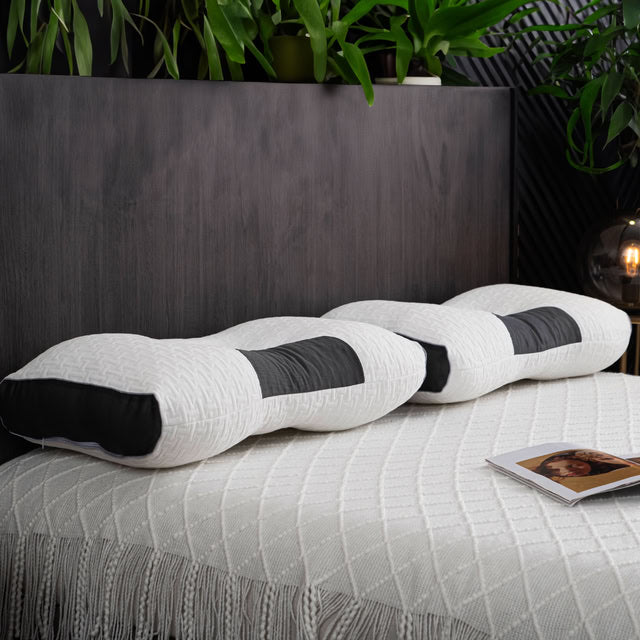 Somnia – Oreiller Hybrid Ergonomique et Confortable Pour Dormeurs Sur Le Dos et Sur Le Côté