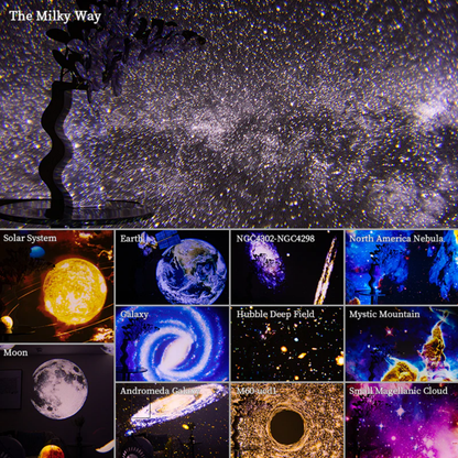 Lunara – Projecteur Galaxy Planetarium Rotatif À 360°