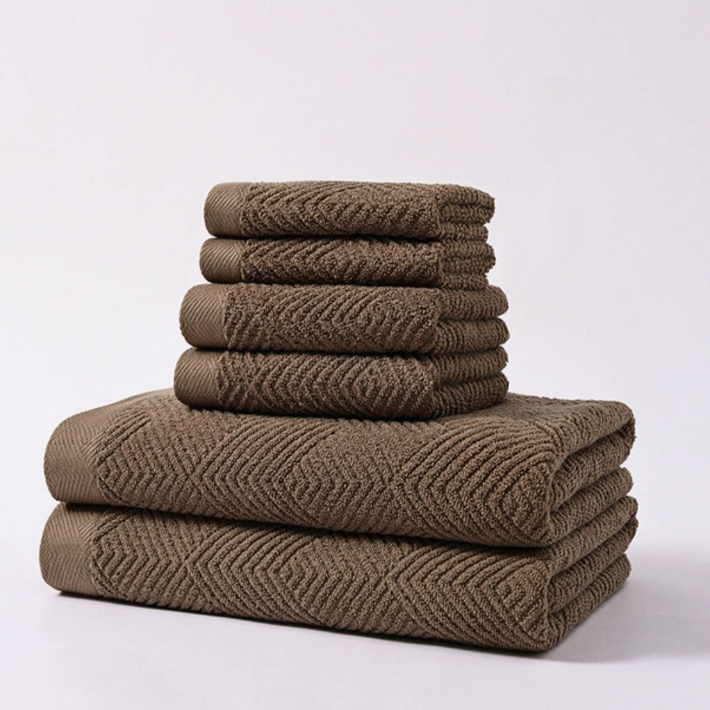 Lunara – Serviettes en Coton Ultra-Douces et Absorbantes, Lot de 6