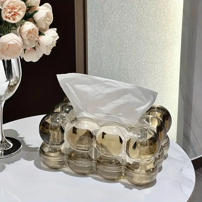 Aurora – Boîte À Mouchoirs Acrylique Élégante et Sculpturale