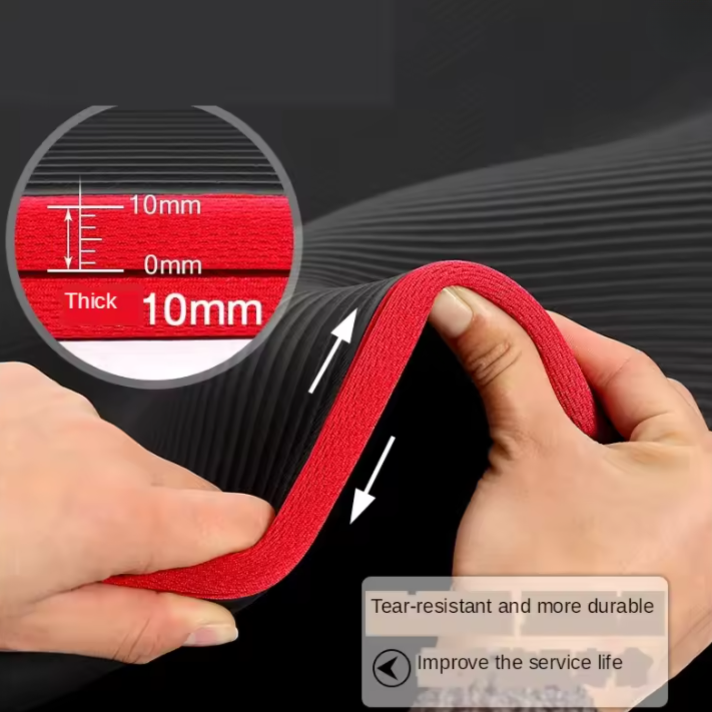 Sereniva – Tapis De Yoga Épais Antidérapant Pour Confort Et Stabilité