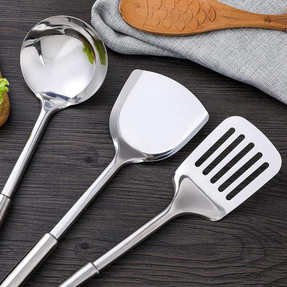 Aurelo – Ensemble d’Ustensiles de Cuisine en Acier Inoxydable Élégants et Résistants (5 Pièces)
