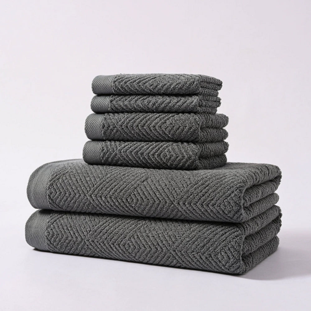 Lunara – Serviettes en Coton Ultra-Douces et Absorbantes, Lot de 6