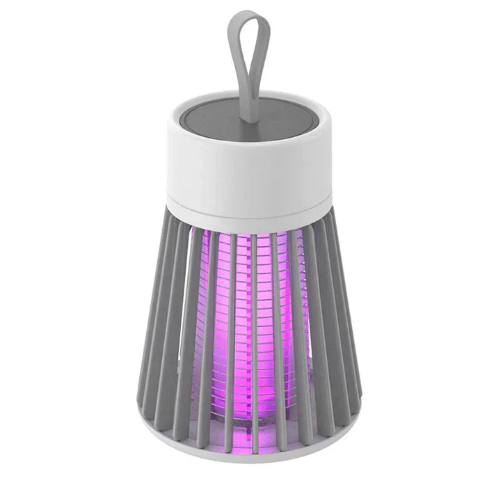Lampe Anti-Moustique Électrique Portable à Lumière UV Rechargeable USB pour Intérieur et Extérieur