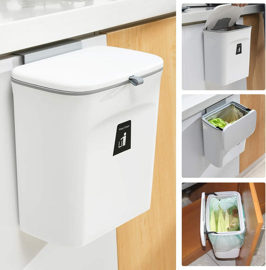 Terra – Poubelle De Compost De Cuisine 2,4 Gallons Compacte Et Pratique