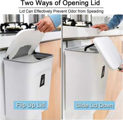 Terra – Poubelle De Compost De Cuisine 2,4 Gallons Compacte Et Pratique