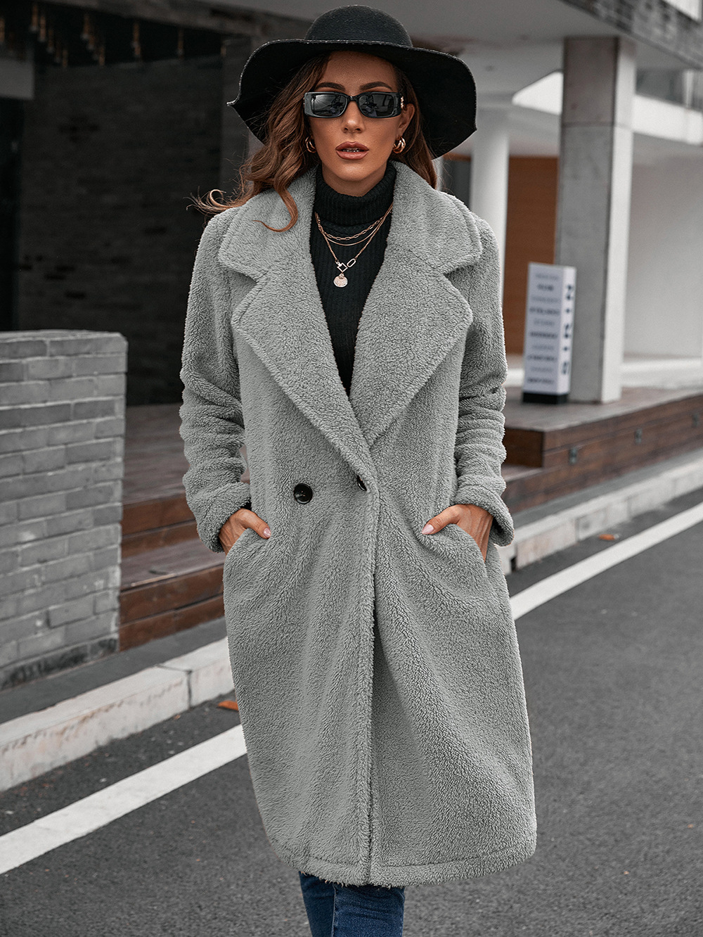 Manteau d'hiver en polaire pour femmes - Aurelles