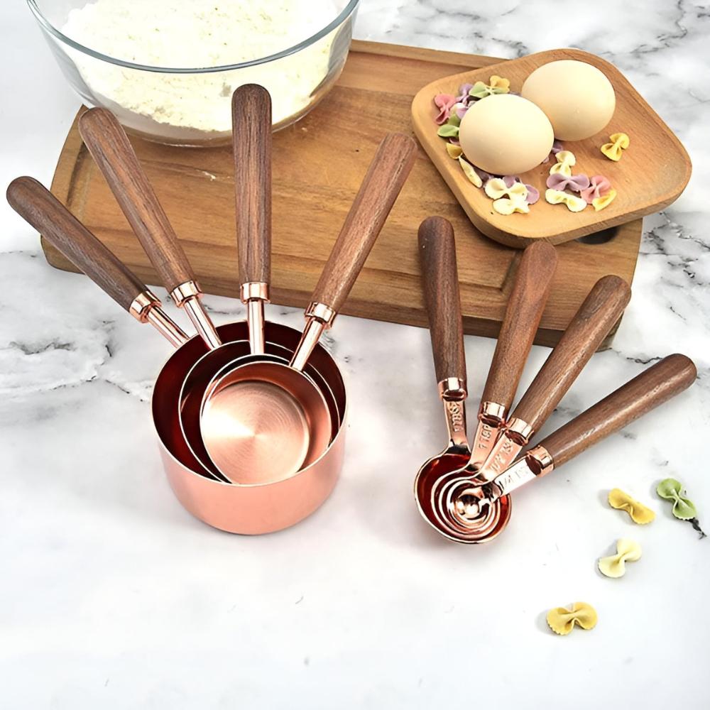 Orion – Set de Cuillères et Tasses à Mesurer en Cuivre Élégant et Durable