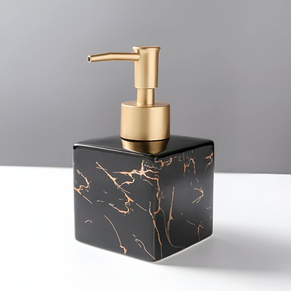 Lunara – Distributeur de Savon en Marbre Élégant et Pratique