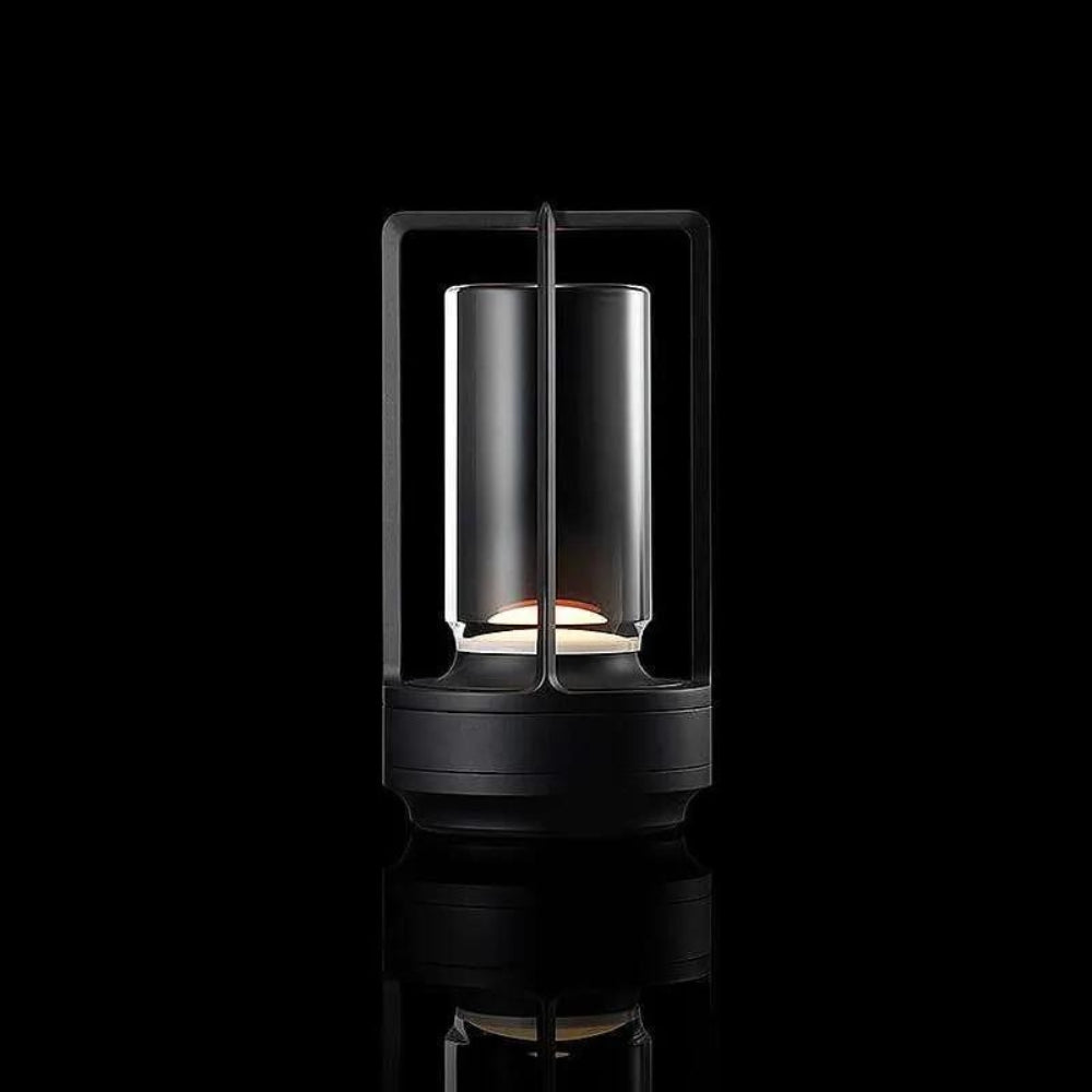 Lunara – Lanterne Cristal Nordique Rechargeable et Élégante