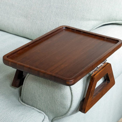 Terra – Table Plateau d’Accoudoir en Bambou Ajustable et Minimaliste