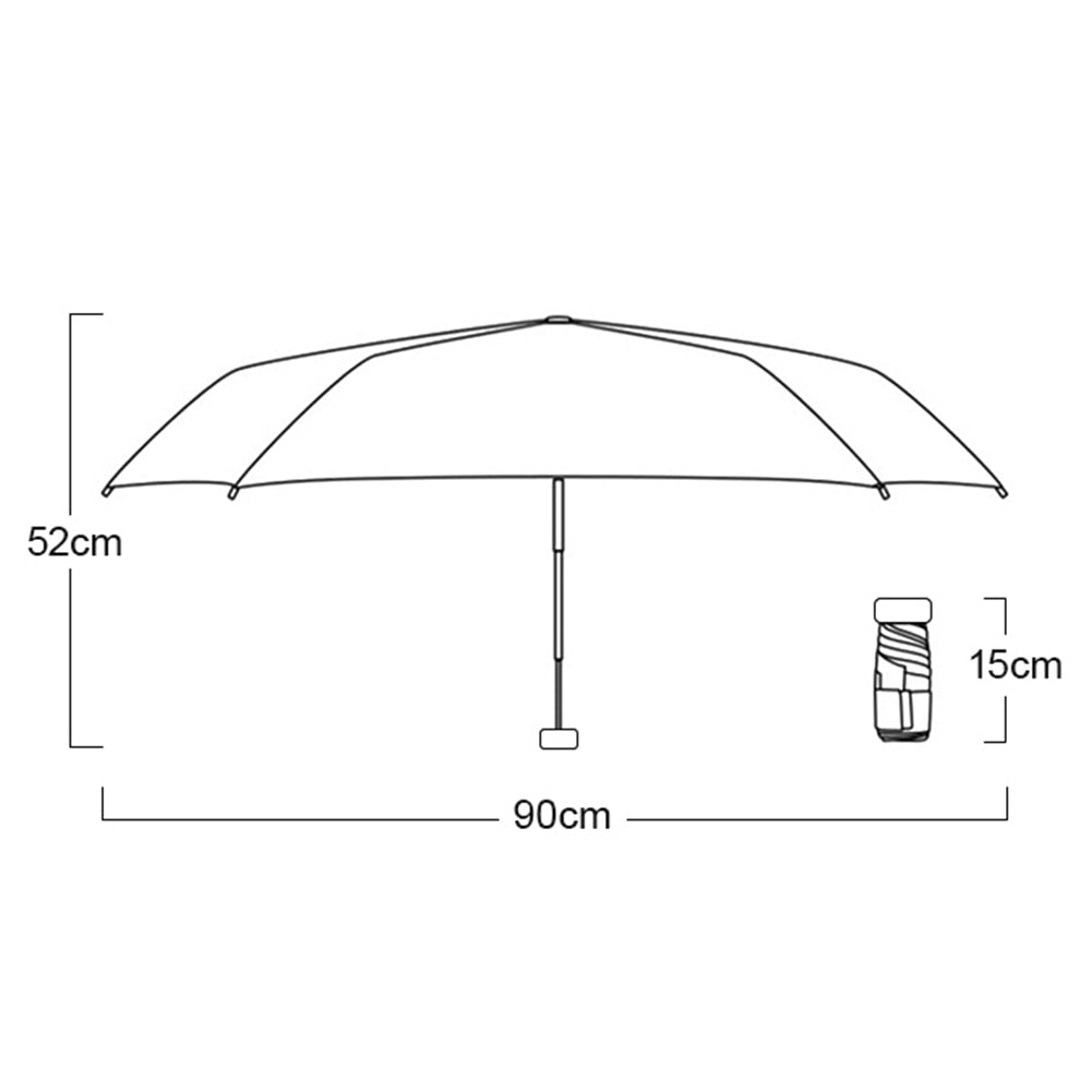 Avelin – Mini Parapluie Portable pour Changements de Temps Soudains