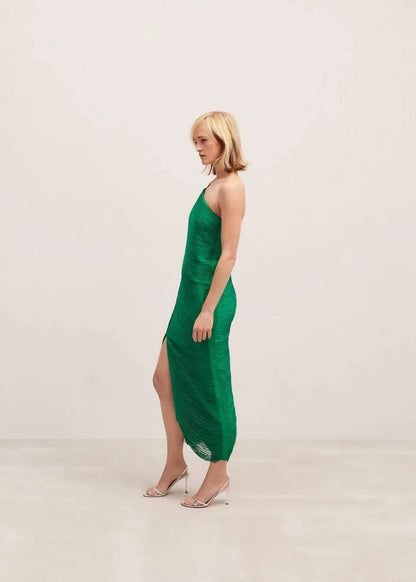 Robe à Franges Asymétriques Élégante pour Été féminin - Aurelles