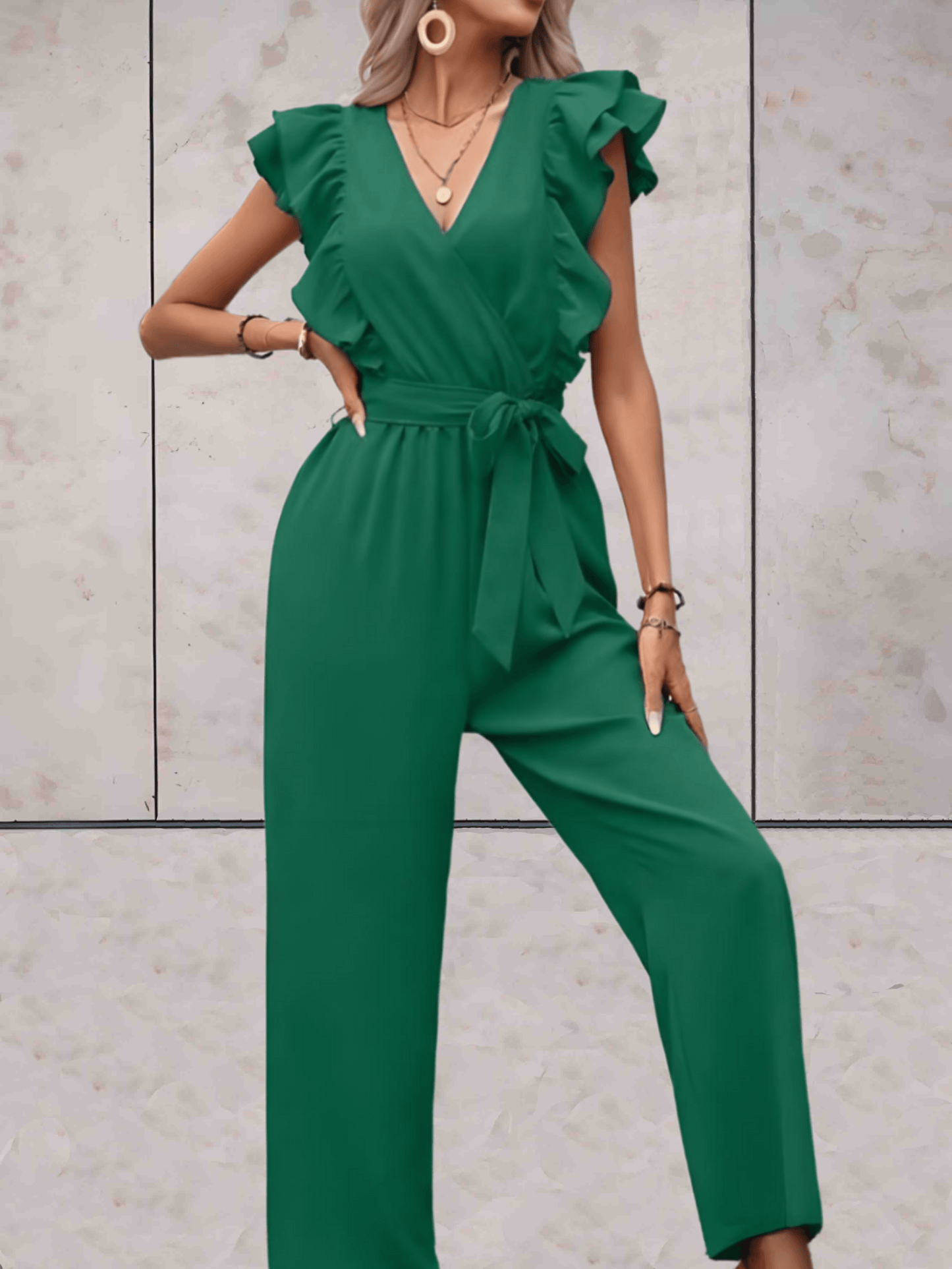Combinaison tendance à col en V pour femmes - Aurelles