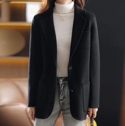 Blazer en tweed épais pour femmes - Aurelles