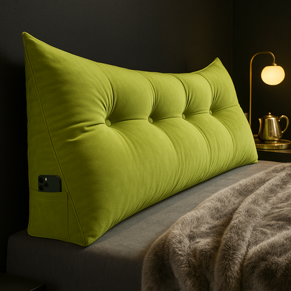Aurivia – Oreiller Ergonomique en Coin de Luxe pour Dos et Cou