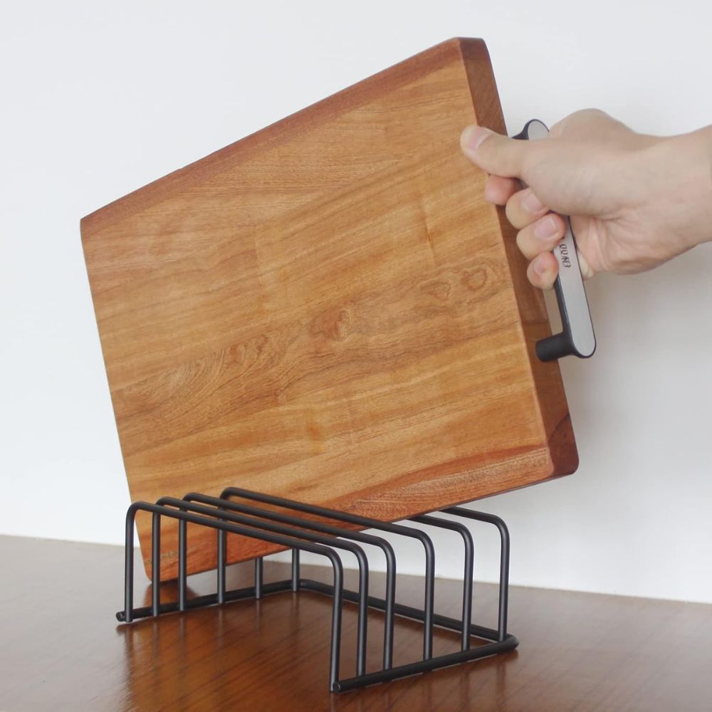 Terra – Support de Rangement en Acier pour Planche à Découper Pratique et Moderne