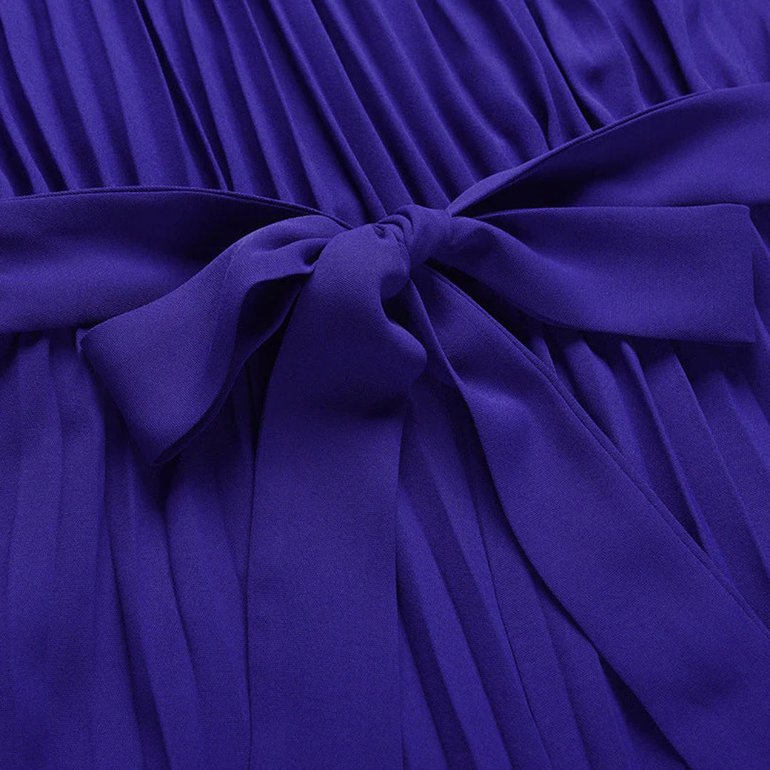 Combinaison Plissée Femme Élégante - Col Halter Flatteur - Aurelles