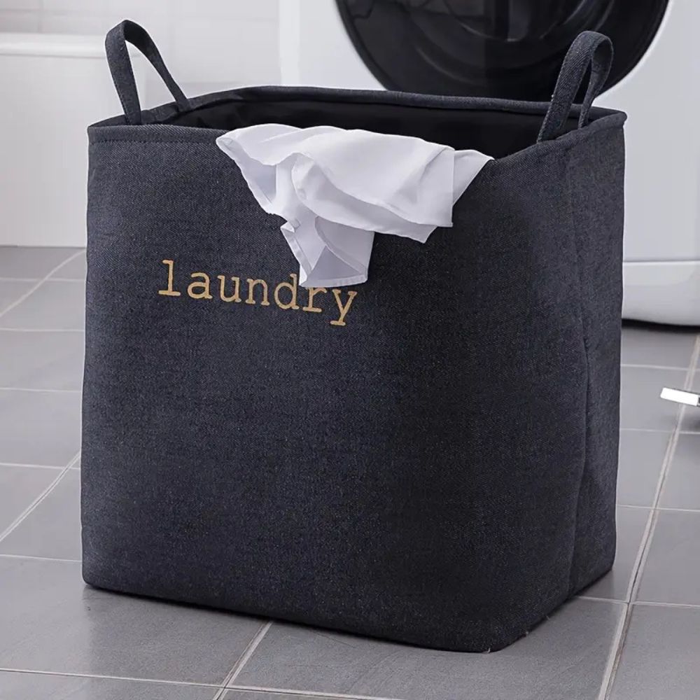 Velora – Panier à Linge Pliable et Décoratif Cube Douillet
