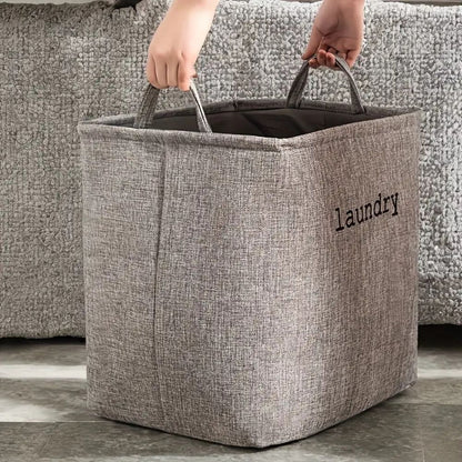 Velora – Panier à Linge Pliable et Décoratif Cube Douillet