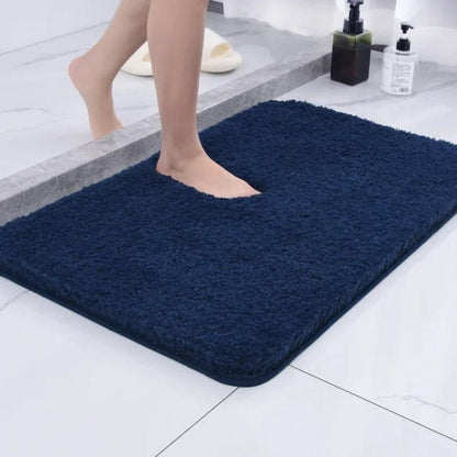 Tapis de Bain en Microfibre Ultra-Douce Antidérapant Absorbant pour Salle de Bain Lavable Machine