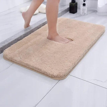 Tapis de Bain en Microfibre Ultra-Douce Antidérapant Absorbant pour Salle de Bain Lavable Machine
