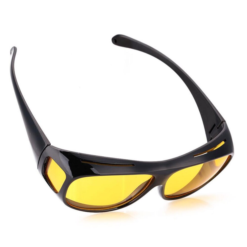 Yellow Lens Anti-Glare Night Driving Glasses for Men and Women
