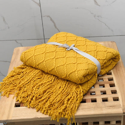 Velora – Plaid Tissé Artisanale Doux et Élégant